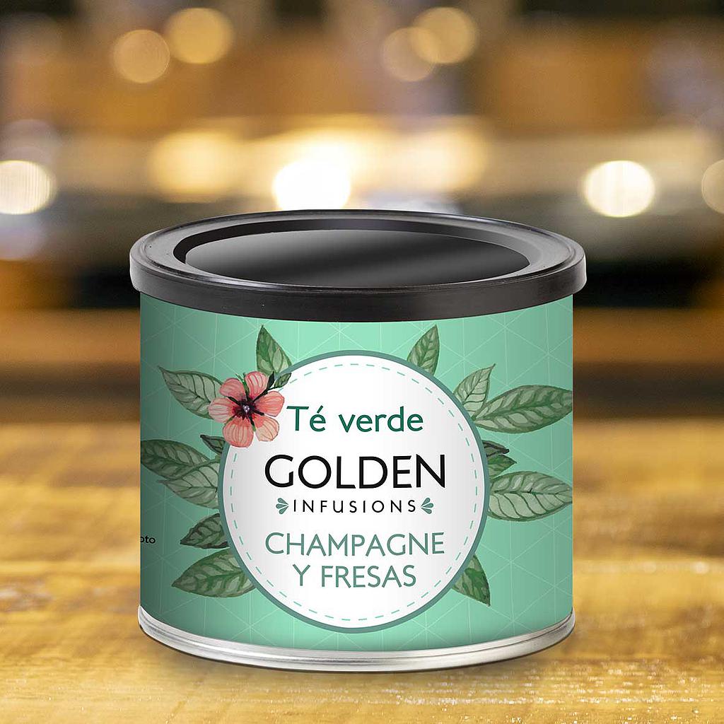 TE VERDE · CHAMPAGNE FRESAS - Golden Infusions (100g)