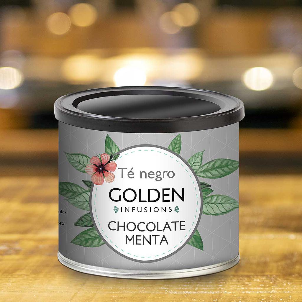 TE NEGRO · CHOCOLATE Y MENTA - Golden Infusions (100g)